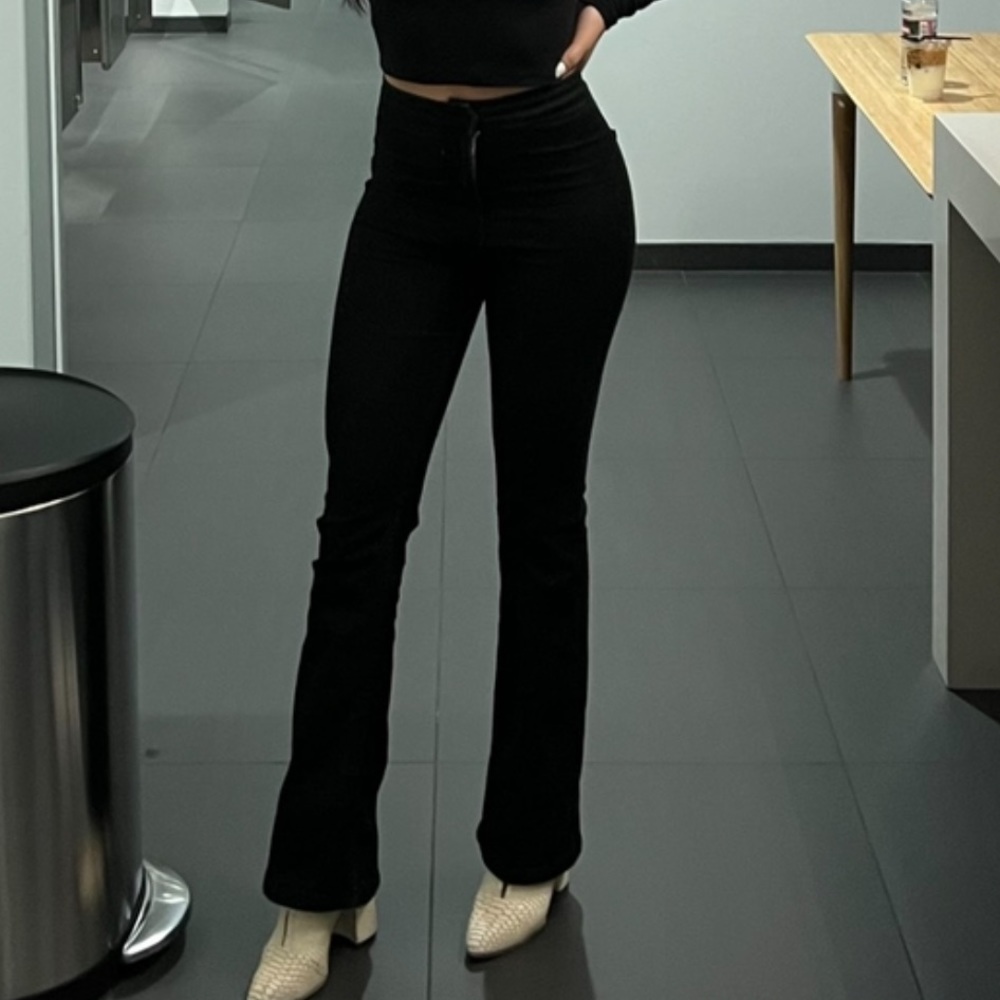 Zara Black Flare Jeans